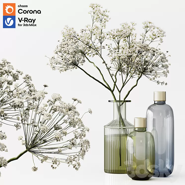 Collection Indoor Plants 03 3D Model