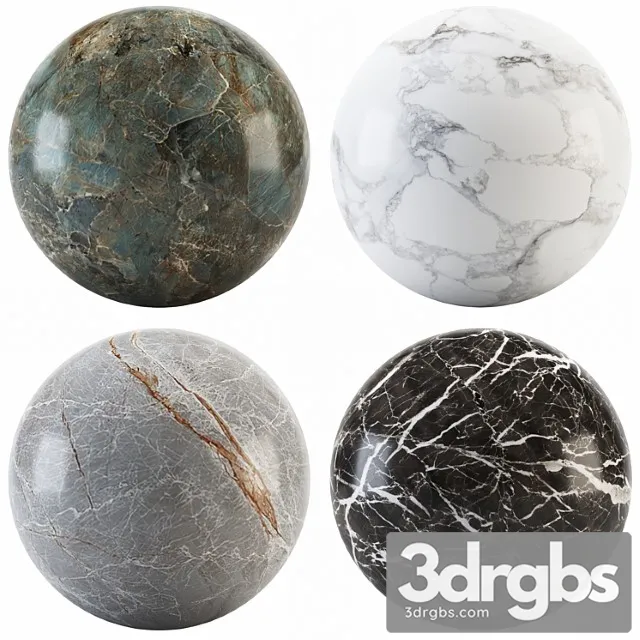 Collection Marble 05 3D Model Free
