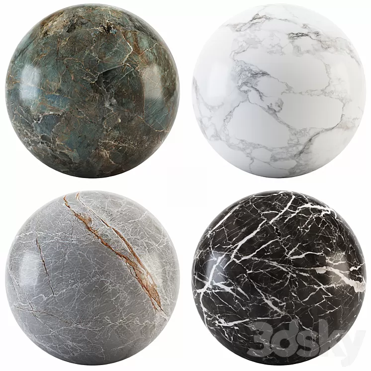 Collection Marble 05 3D Model