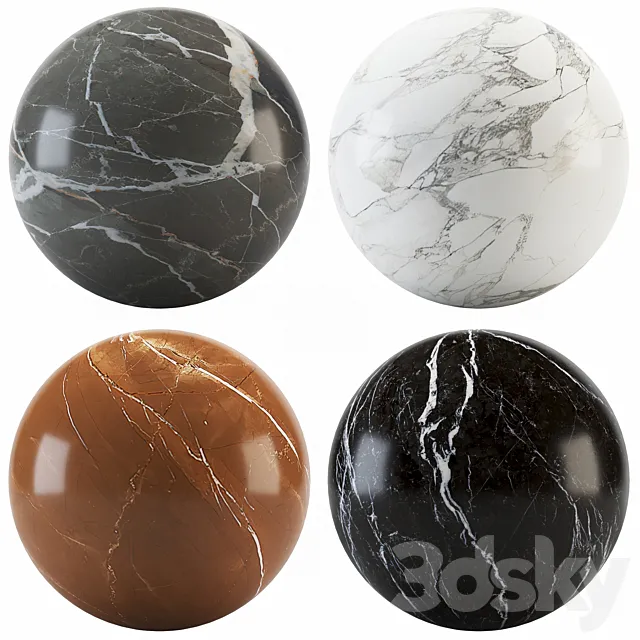 Collection marble 11 3D Model