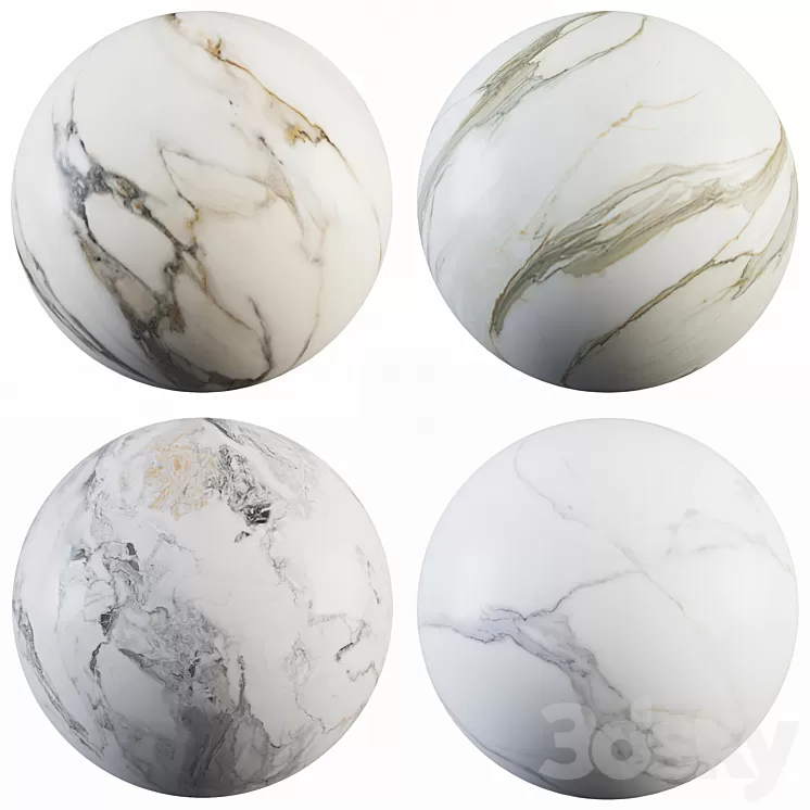 Collection Marble 20 3D Model