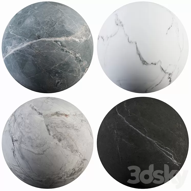 Collection Marble 28 3D Model