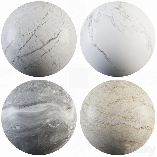 Collection Marble 44 3D Model