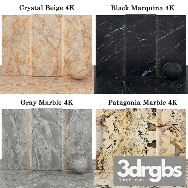 Collection Marble 51 3D Model Free