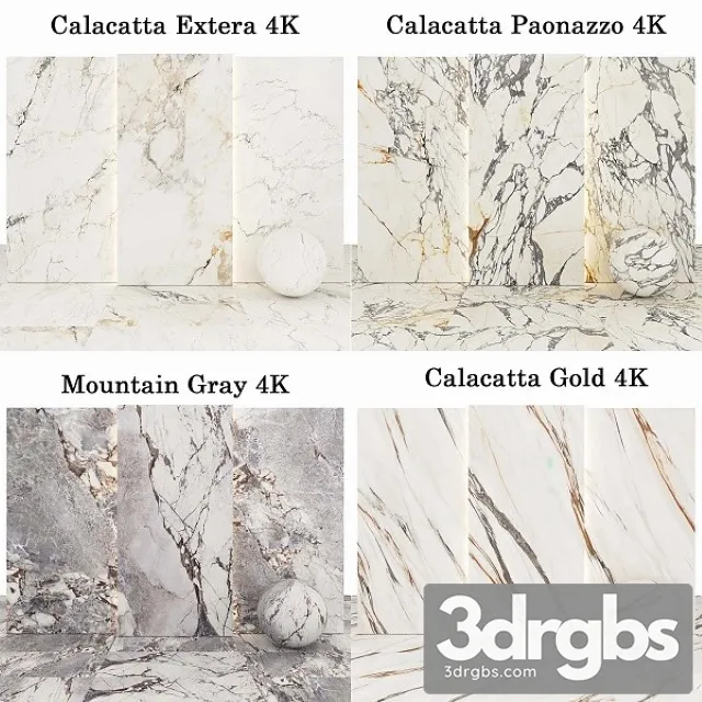 Collection Marble 61 3D Model Free