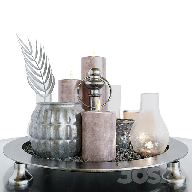 Collection of candles and candlesticks Free Download