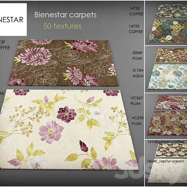 Collection of carpets Bienestar 3DModel
