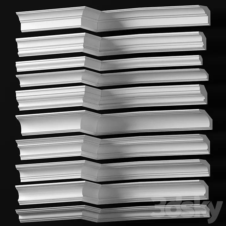 Collection of Cornices - Dikart p.6 3D Model