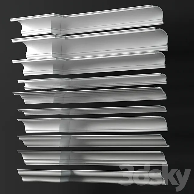 Collection of Cornices – Orac Decor p.7 3D Model