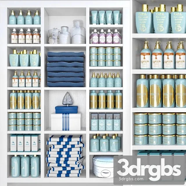 Collection of cosmetics 3. beauty salon 3D Model Free