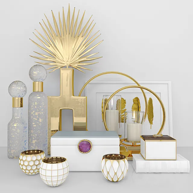 Collection of elite accessories 3DModel