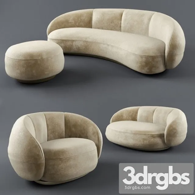 Collection of Furniture Julep Tacchini 3D Model Free
