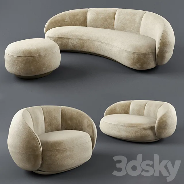 Collection of furniture Julep Tacchini 3DModel