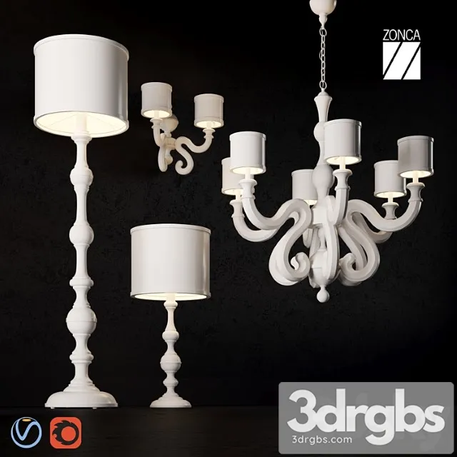 Collection of light vita zonca 3D Model Download