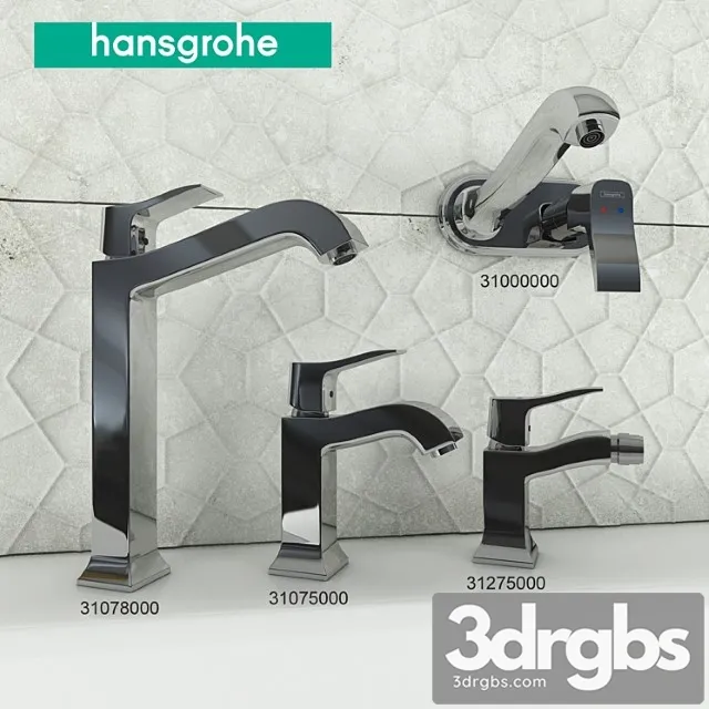 Collection of Mixers Metris Classic by Hansgrohe Part 1 3D Model Free