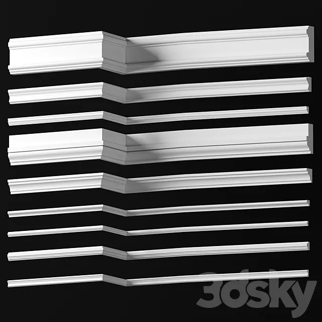 Collection of Moldings - Dikart p.11 3D Model