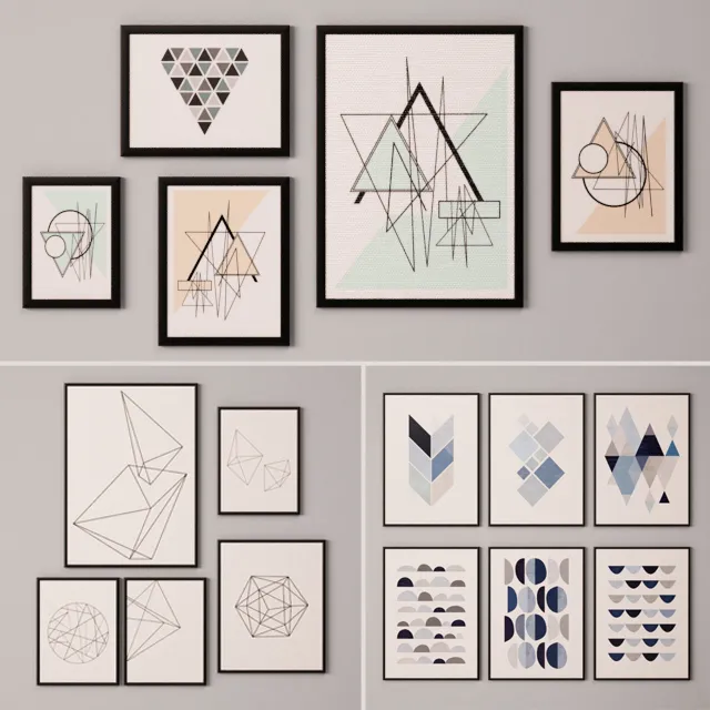 Collection of paintings-12 3D Model