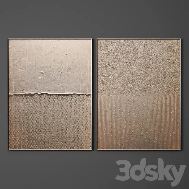 Collection of paintings-130 3D Model