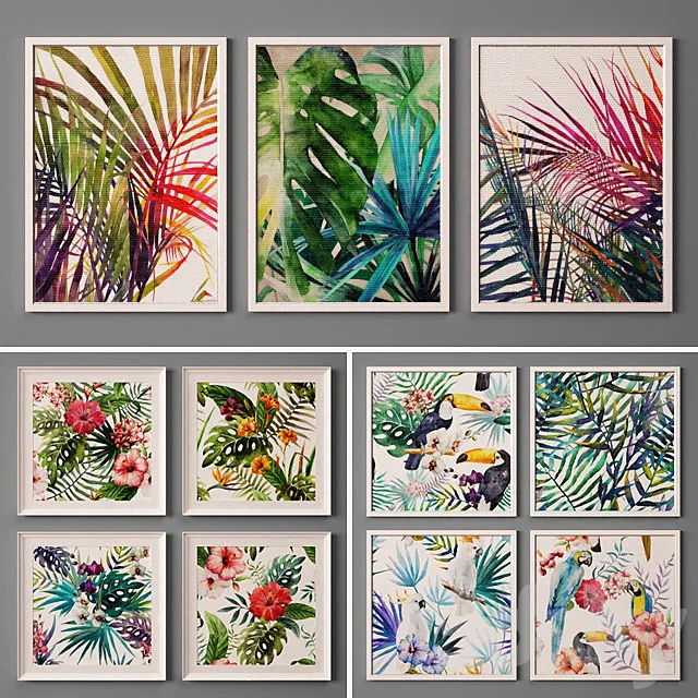 Collection of paintings-28 3DModel