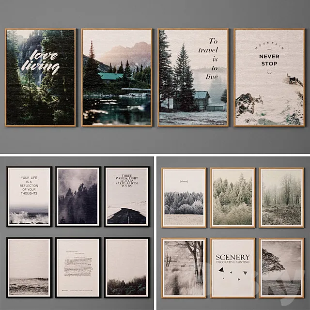 Collection of paintings-39 3D Model