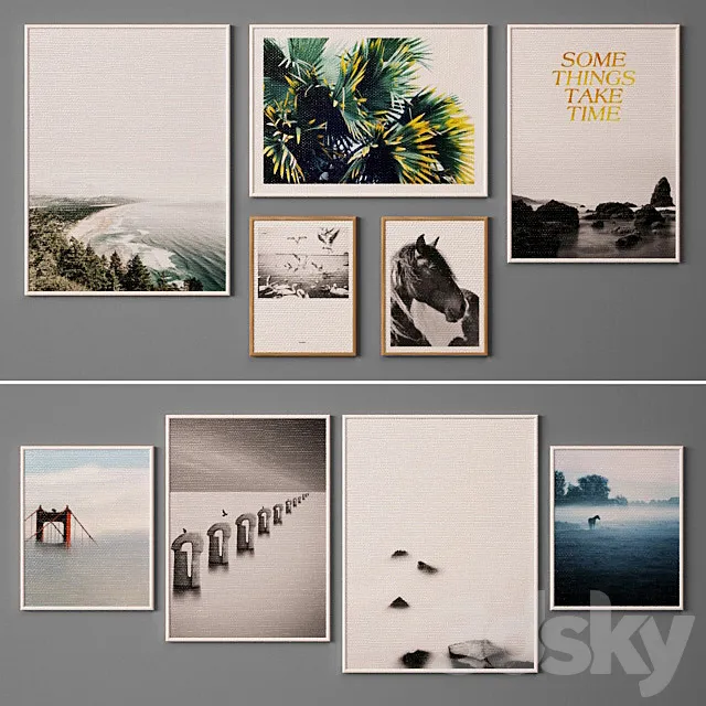 Collection of paintings-55 3D Model