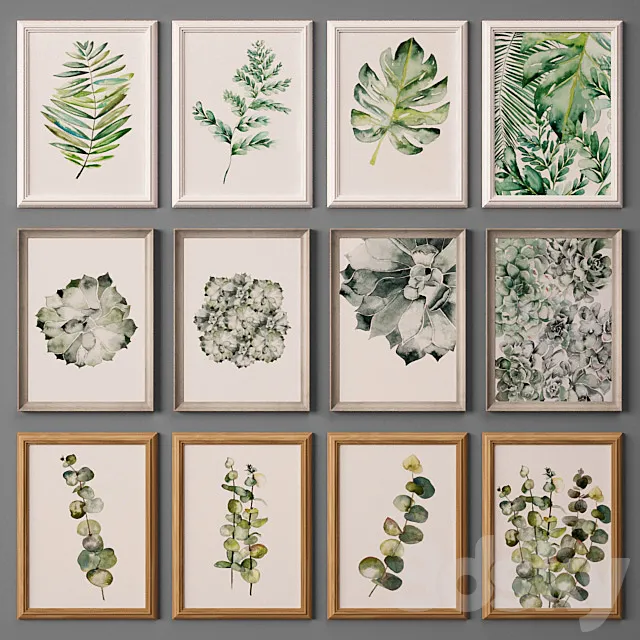 Collection of paintings-72 3D Model