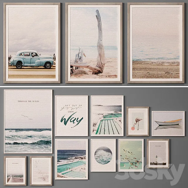 Collection of paintings-93 3D Model