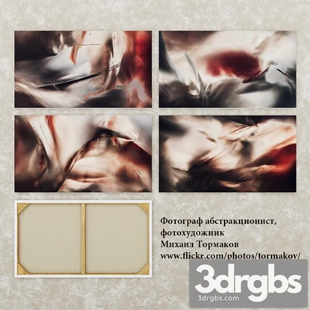 Collection of paintings of michael tormakova 2 3D Model Free