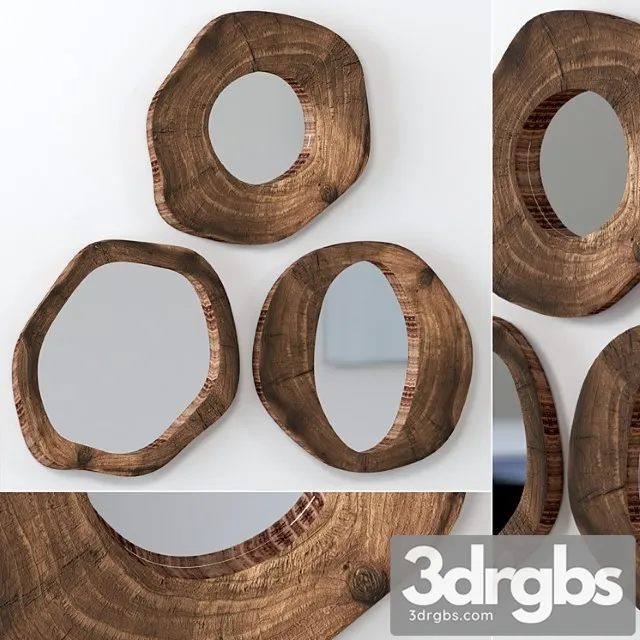 Collection of slab mirrors_2 3D Model Download