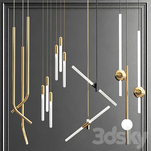 Collection ofminimalist pendants Free Download