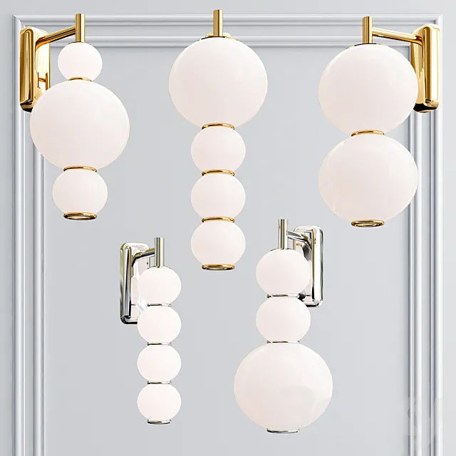 Collection pearls wall lamp 3DModel