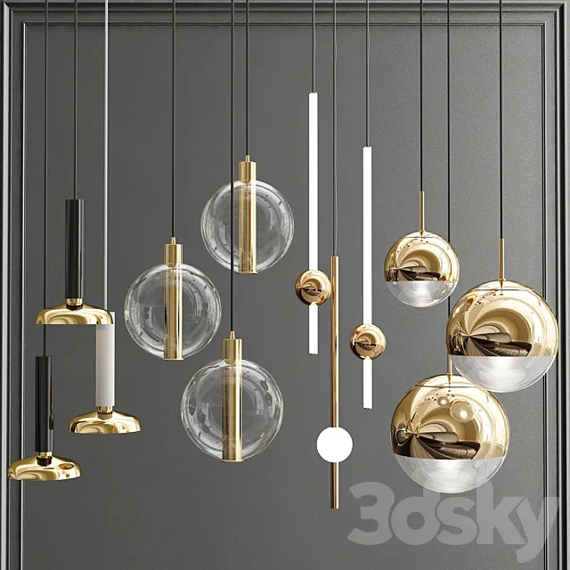 Collection Pendant Lights_11 3DModel