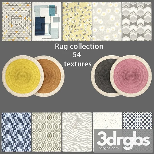 Collection Rugs 3D Model Free
