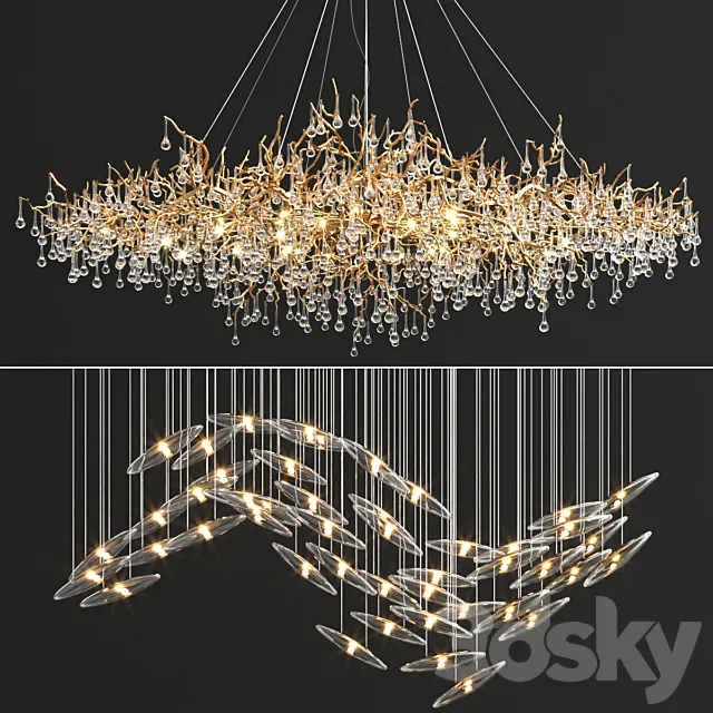 Collection serip and moonlight murmaration 3D Model