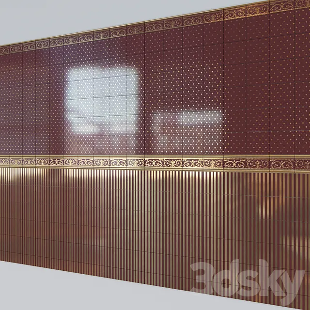 Collection tiles PETRACERS 3DModel