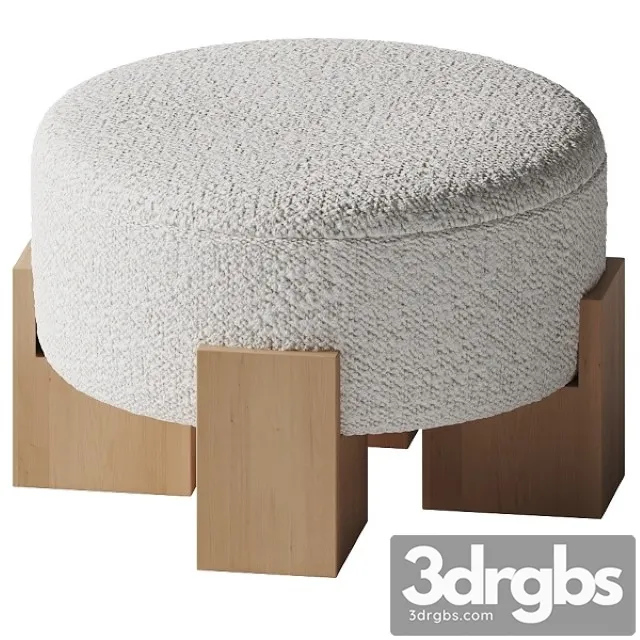 Collector Cassette Pouf 3D Model Free