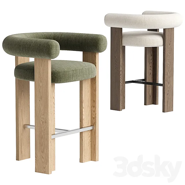Collector Modern Cassette Bar Chair 3D Model