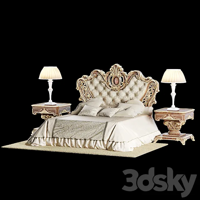 Collezione Imperiale Bed 3D Model
