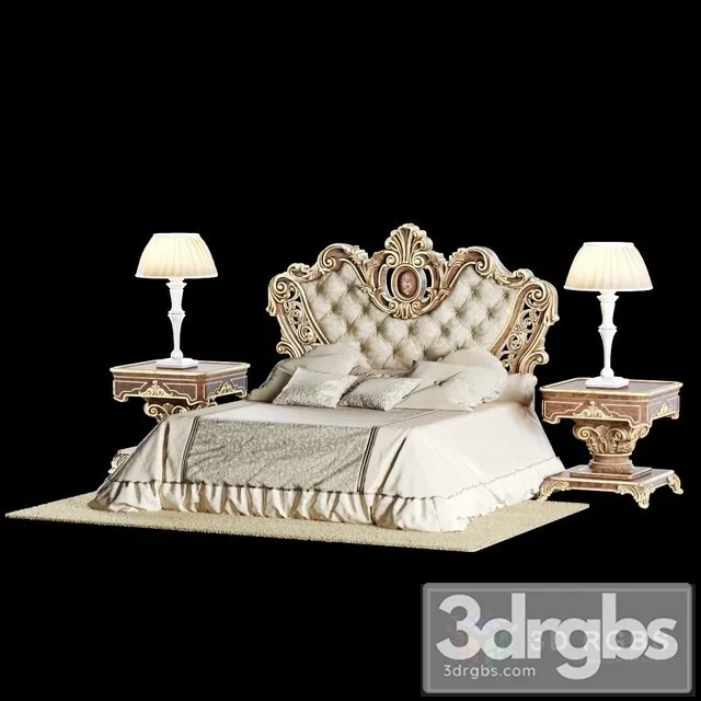 Collezione Imperiale Classic Bed 3D Model Free