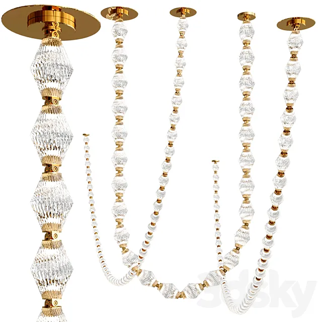 COLLIER chandelier collection 3D Model