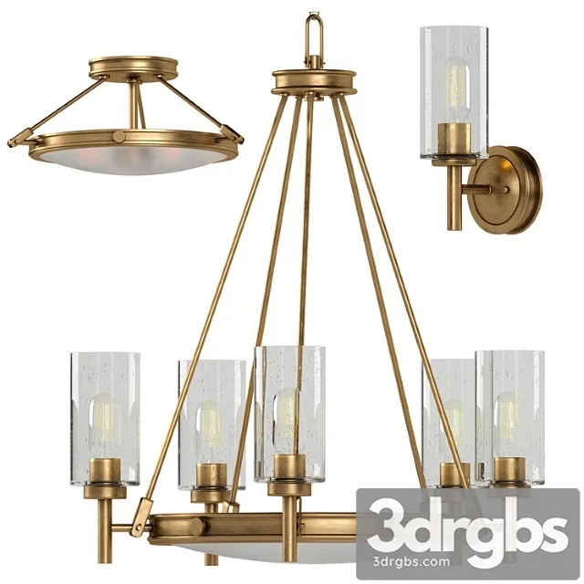 Collier elstead lamp set 3D Model Free
