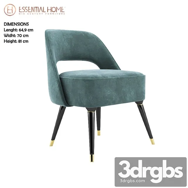Collins Chair 2 3D Model Free