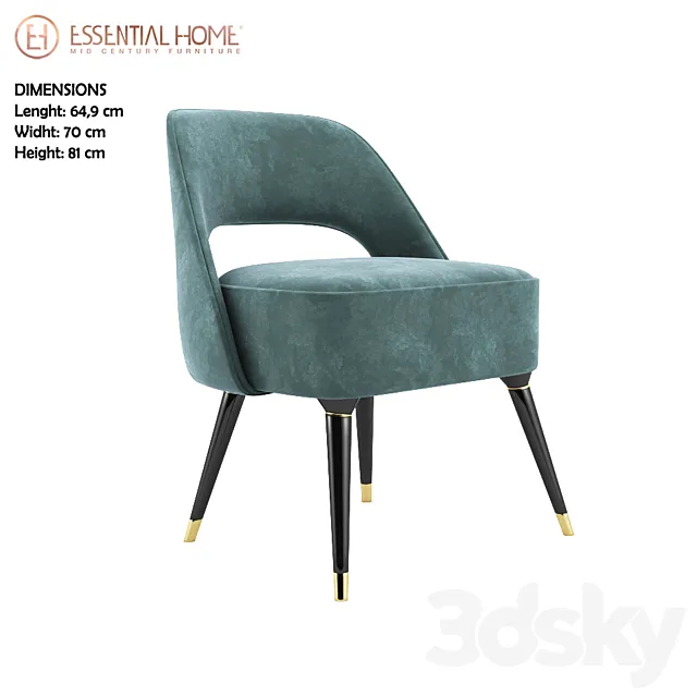 Collins Chair 3D Model