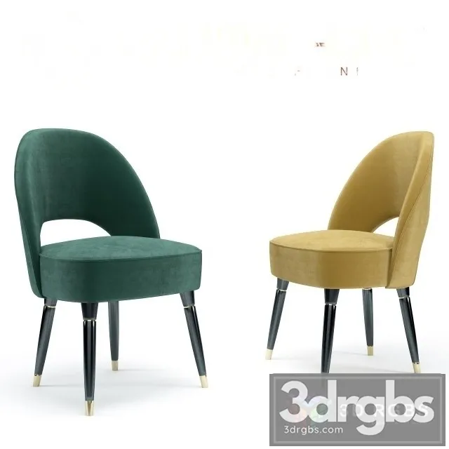 Collins Dining Chair 3D Model Free