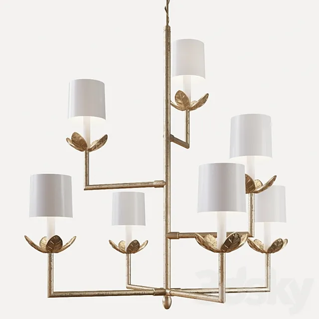Colombier Chandelier 3D Model