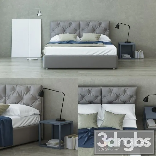 Colombini Casa Bed 3D Model Free
