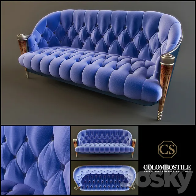 ColomboStile Rampazzi (La Nuova Tradizione) 0406 DV2-S sofa 3D Model