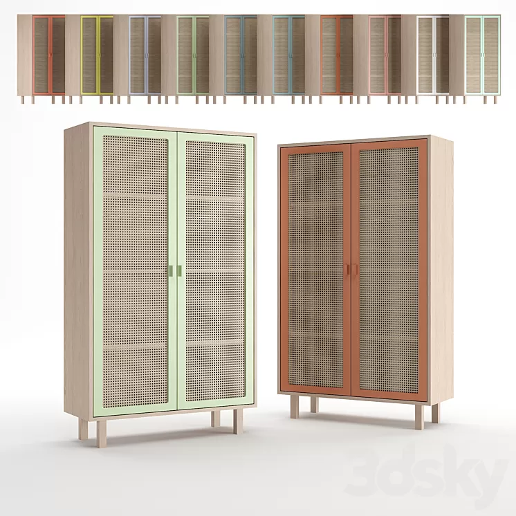 Colonel STRAW closet small set 3D Model