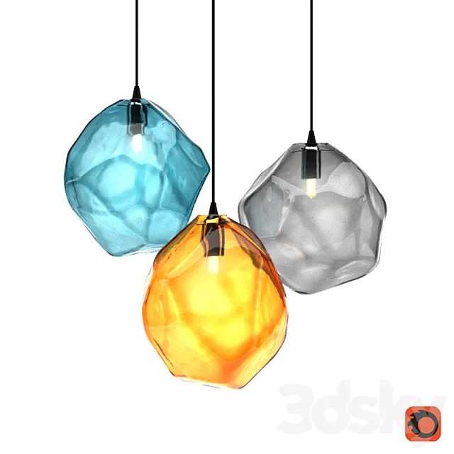 Color Ice Cube Pendant Free Download
