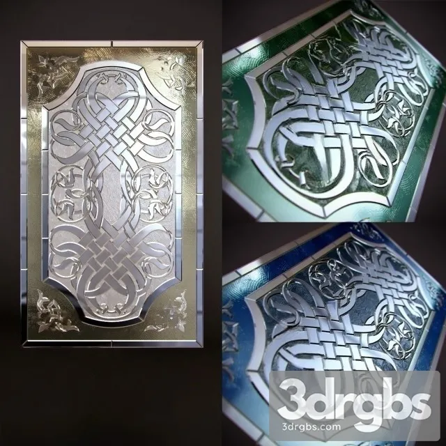 Colored Sculptural Glass 3D Model Free